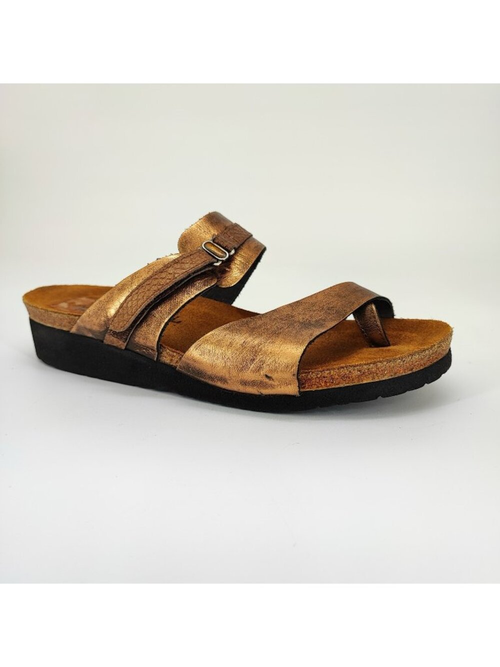 Naot Jessica Women's Size 11 Gold Metallic Leather Comfort Sandals